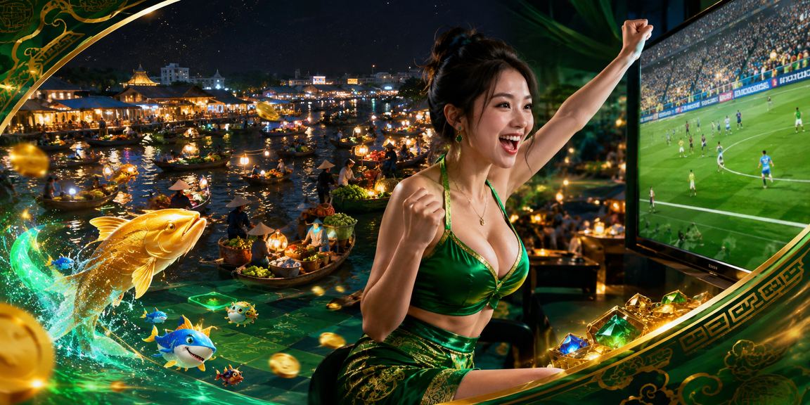 Người dùng tại Cần Thơ trải nghiệm trò chơi bắn cá trực tuyến trên điện thoại bên bờ sông