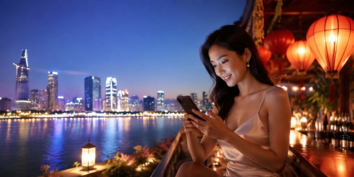 Không khí cá cược sôi động tại sòng casino Việt Nam với ánh đèn rực rỡ về đêm